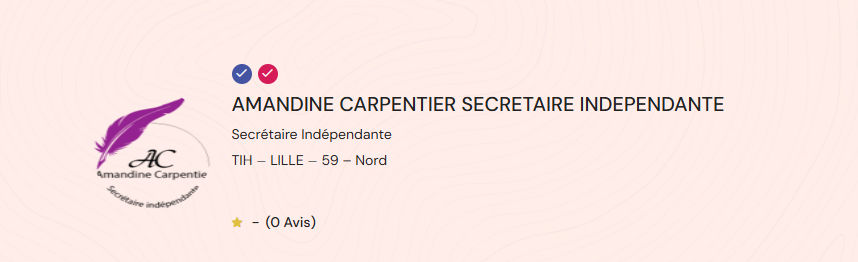 Badges Travailleur indépendant handicapé et prestataire aide humaine