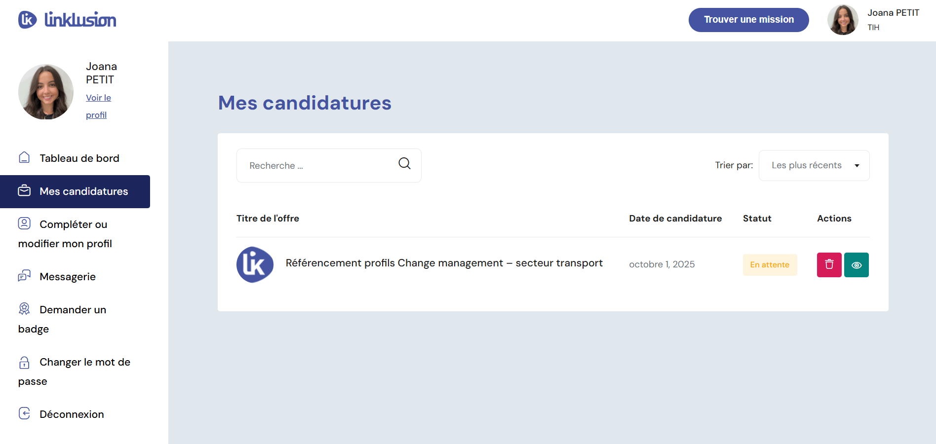 capture plateforme Linklusion