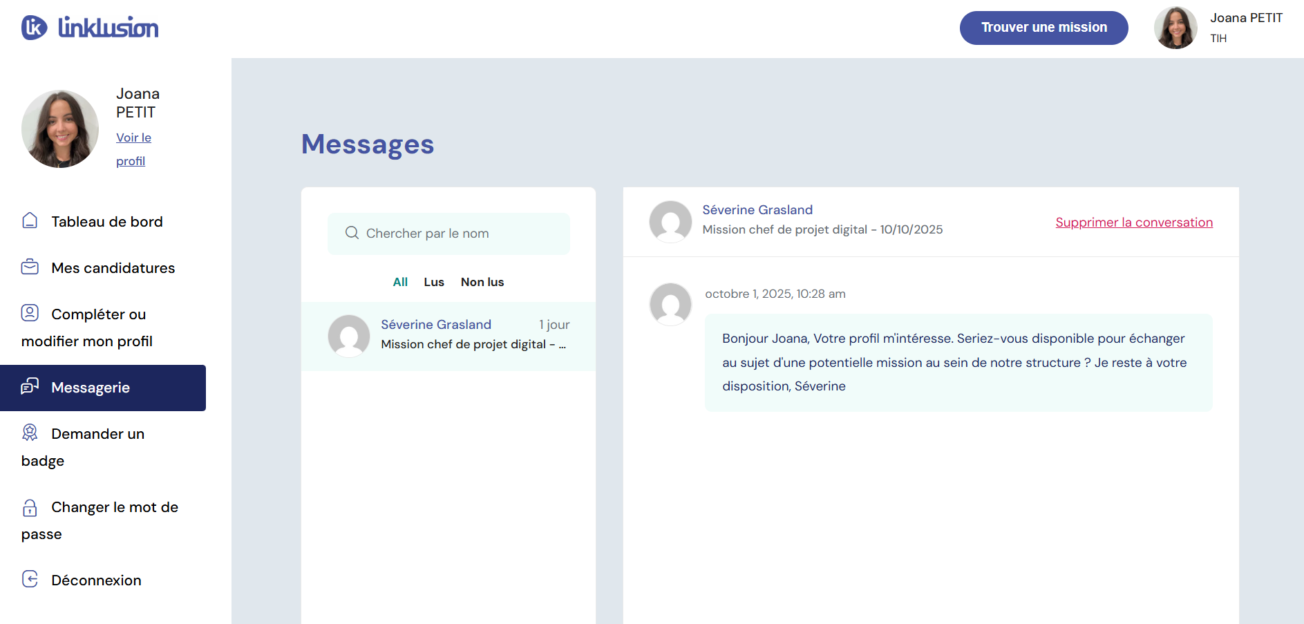 capture plateforme Linklusion