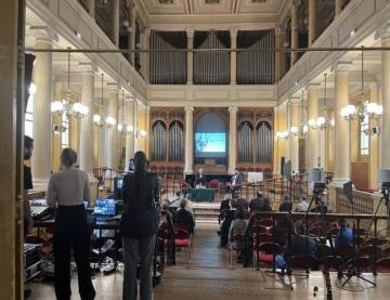 Photo de l'événement de restitution étude avenir TIH dans l'INJA