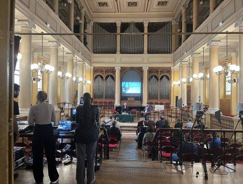 Photo de l'événement de restitution étude avenir TIH dans l'INJA