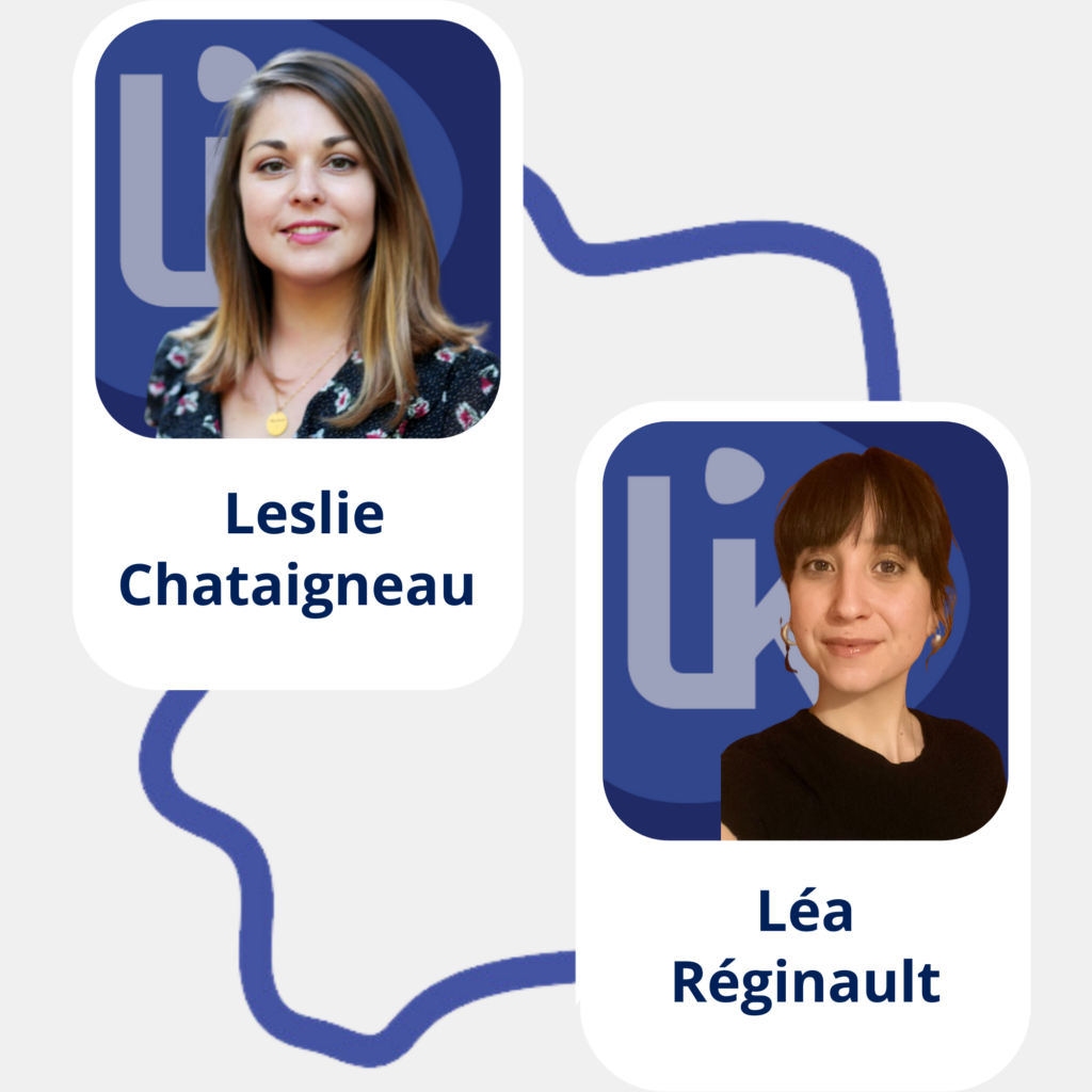 Leslie Chataigneau et Léa Réginault, coresponsables TIH-Booster 91