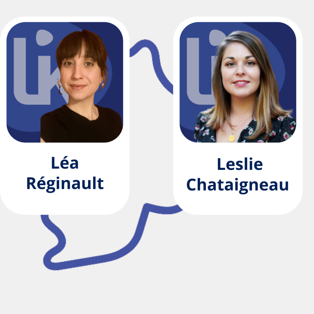 Leslie Chataigneau et Léa Réginault, coresponsables du programme TIH-Booster 77