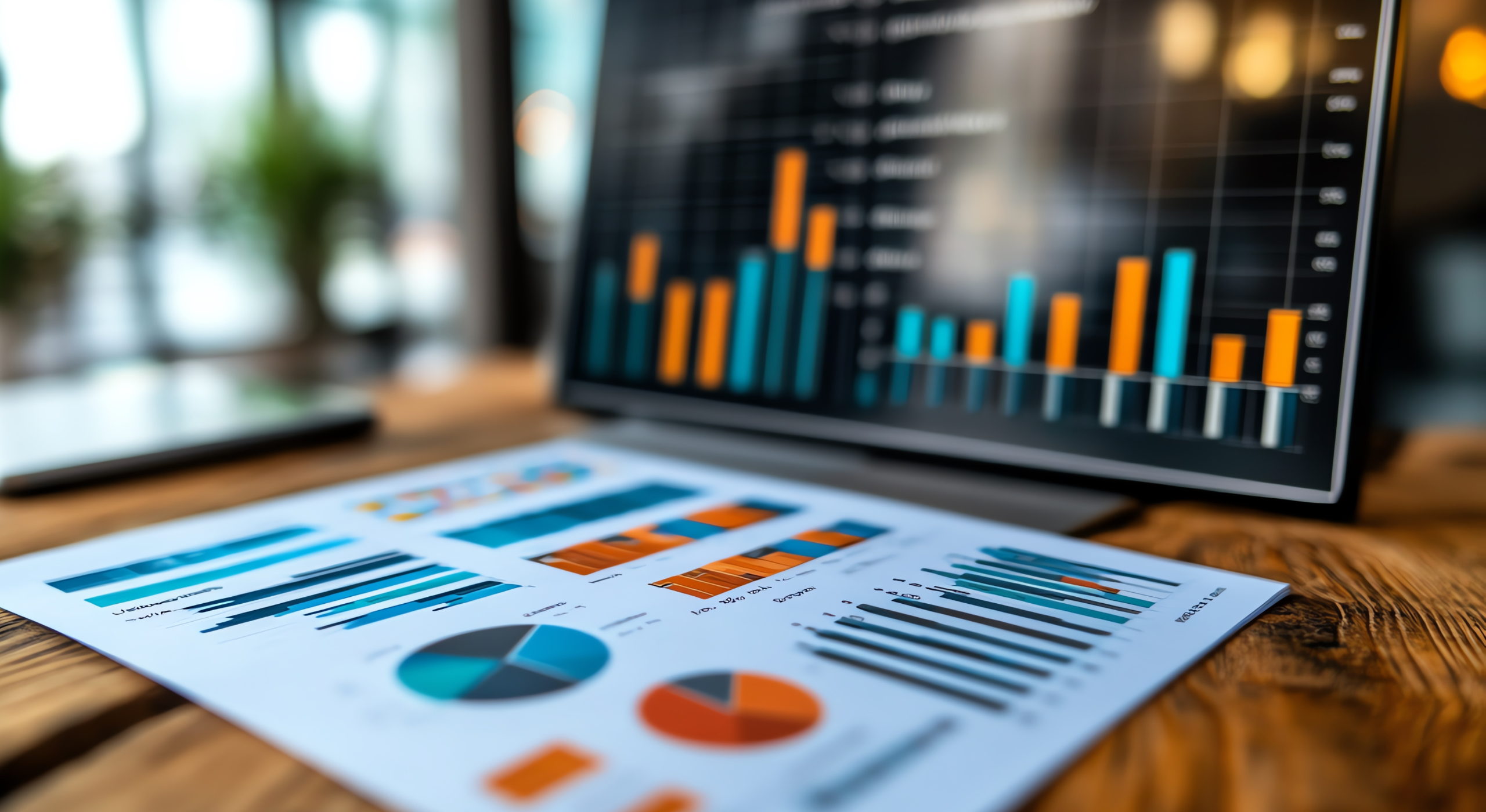 Un écran d'ordinateur avec des graphiques